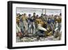 Scoring a Goal in English Football, 1880s-null-Framed Giclee Print