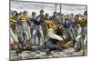 Scoring a Goal in English Football, 1880s-null-Mounted Giclee Print