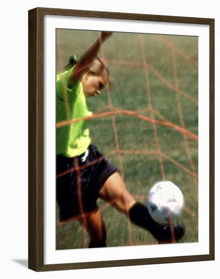 Scoring a Goal-null-Framed Premium Photographic Print