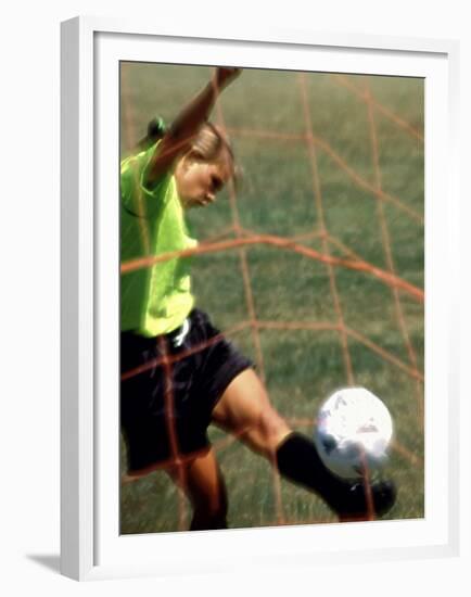 Scoring a Goal-null-Framed Premium Photographic Print