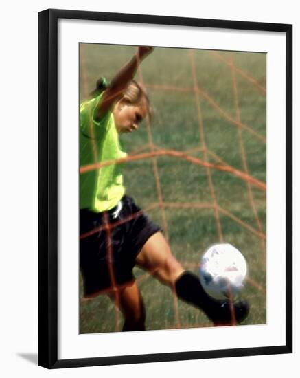 Scoring a Goal-null-Framed Premium Photographic Print