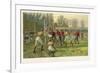 Scoring a Goal-Thomas M. Henry-Framed Art Print