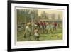 Scoring a Goal-Thomas M. Henry-Framed Art Print