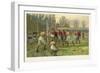 Scoring a Goal-Thomas M. Henry-Framed Art Print