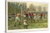 Scoring a Goal-Thomas M. Henry-Stretched Canvas