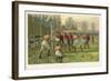 Scoring a Goal-Thomas M. Henry-Framed Art Print