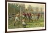 Scoring a Goal-Thomas M. Henry-Framed Art Print