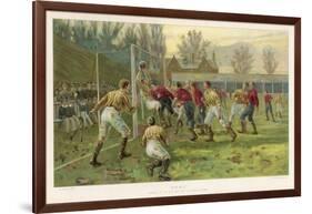 Scoring a Goal-Thomas M. Henry-Framed Art Print