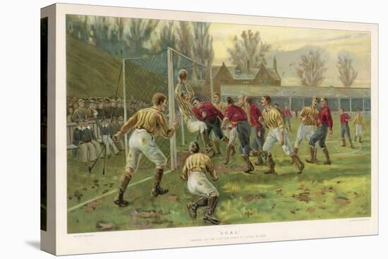 Scoring a Goal-Thomas M. Henry-Stretched Canvas