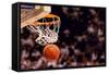 Scoring the Winning Points at a Basketball Game-yobro-Framed Stretched Canvas