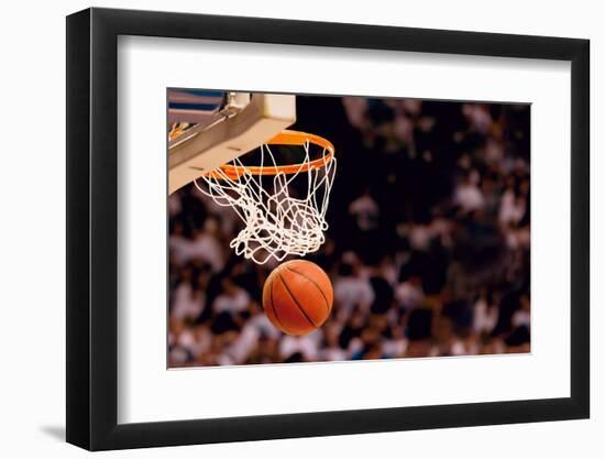 Scoring the Winning Points at a Basketball Game-yobro-Framed Photographic Print