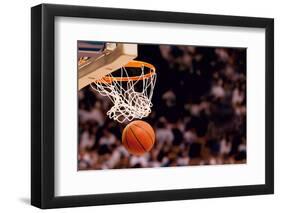 Scoring the Winning Points at a Basketball Game-yobro-Framed Photographic Print