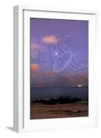 Scorpio In a Night Sky-Laurent Laveder-Framed Photographic Print