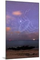 Scorpio In a Night Sky-Laurent Laveder-Mounted Photographic Print