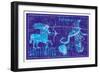 Scorpio, Sagittarius and Lupus-null-Framed Art Print