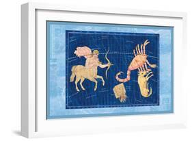 Scorpio, Sagittarius and Lupus-null-Framed Art Print