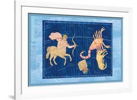 Scorpio, Sagittarius and Lupus-null-Framed Art Print