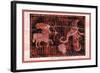 Scorpio, Sagittarius and Lupus-null-Framed Art Print