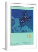 Scorpio, the Scorpion-Found Image Press-Framed Giclee Print