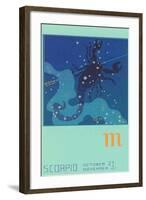 Scorpio, the Scorpion-Found Image Press-Framed Giclee Print