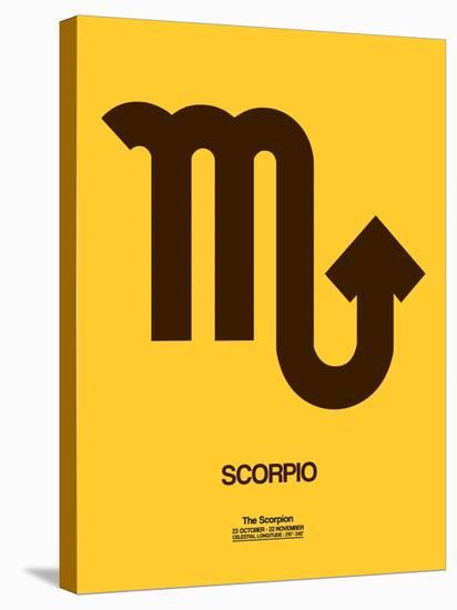 Scorpio Zodiac Sign Brown-NaxArt-Stretched Canvas