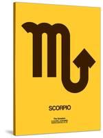 Scorpio Zodiac Sign Brown-NaxArt-Stretched Canvas