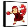 Scorpio-Rudall30-Framed Stretched Canvas