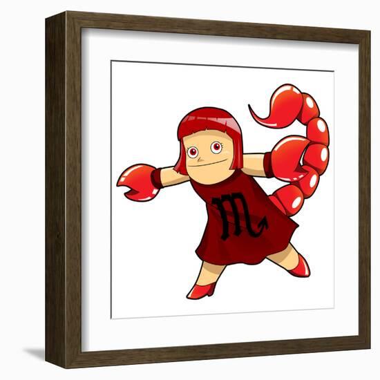 Scorpio-Rudall30-Framed Art Print