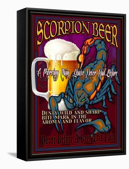 Scorpion Beer-Nomi Saki-Framed Stretched Canvas