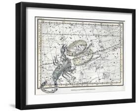 Scorpius and Libra, Zodiac, 1822-Science Source-Framed Giclee Print