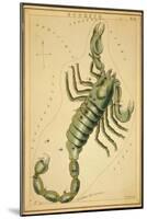 Scorpius Constellation, Zodiac Sign, 1825-Science Source-Mounted Giclee Print