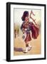Scot Playing Bagpipes, 1912-null-Framed Giclee Print