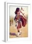 Scot Playing Bagpipes, 1912-null-Framed Giclee Print