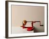 Scotch Egg Being Sliced by an Apple Peeler-Marina Ortega-Framed Photographic Print