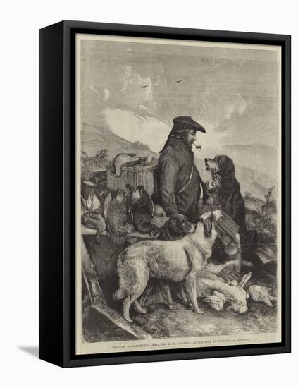 Scotch Gamekeeper-Richard Ansdell-Framed Stretched Canvas