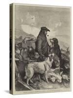 Scotch Gamekeeper-Richard Ansdell-Stretched Canvas