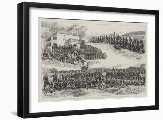 Scotchmen in the Colonies, the Queensland Scottish Rifle Volunteers-Alfred Chantrey Corbould-Framed Giclee Print