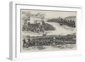 Scotchmen in the Colonies, the Queensland Scottish Rifle Volunteers-Alfred Chantrey Corbould-Framed Giclee Print