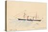 Scotia', a Cunard Steamship, C.1879-80-Henri de Toulouse-Lautrec-Stretched Canvas