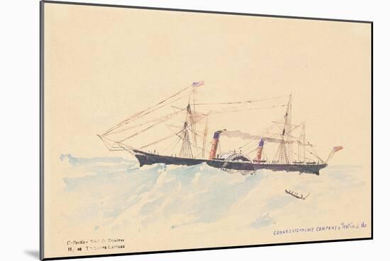 Scotia', a Cunard Steamship, C.1879-80-Henri de Toulouse-Lautrec-Mounted Giclee Print