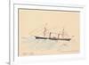 Scotia', a Cunard Steamship, C.1879-80-Henri de Toulouse-Lautrec-Framed Giclee Print