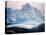 Scotia Sea, Chinstrap Penguins on Iceberg, Antarctica-Allan White-Stretched Canvas