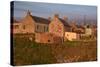 Scotland, Buchan Ness, Houses-Thomas Ebelt-Stretched Canvas