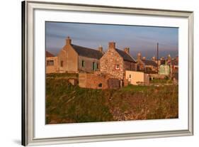 Scotland, Buchan Ness, Houses-Thomas Ebelt-Framed Photographic Print