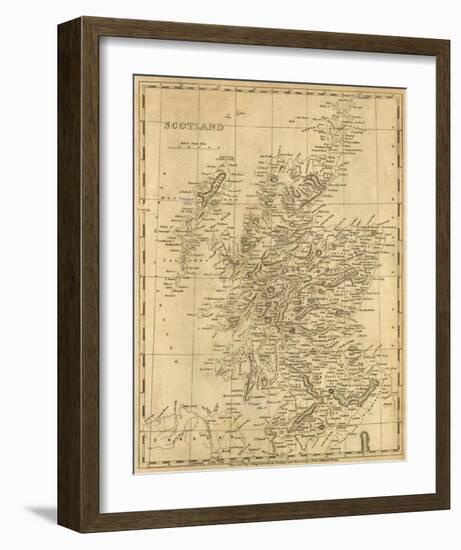 Scotland, c.1812-Aaron Arrowsmith-Framed Art Print