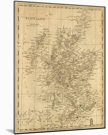 Scotland, c.1812-Aaron Arrowsmith-Mounted Art Print