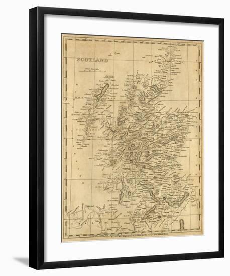 Scotland, c.1812-Aaron Arrowsmith-Framed Art Print