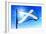 Scotland Flag Waving on the Wind-Flogel-Framed Art Print