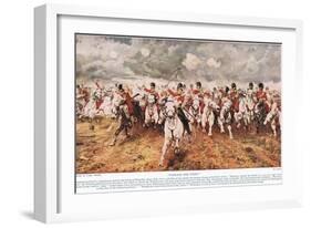 Scotland for Ever, Illustration from 'Hutchinson's History of the Nations'-Lady Butler-Framed Giclee Print