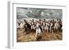 Scotland for Ever, the Charge of the Scots Greys at Waterloo, 18 June 1815-Elizabeth Butler-Framed Premium Giclee Print